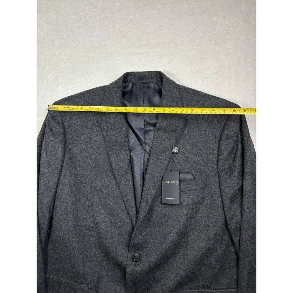 Ralph Lauren Wool Silk Cashmere Classic-Fit Blazer 48 R NEW $450 LCSS12QA0010